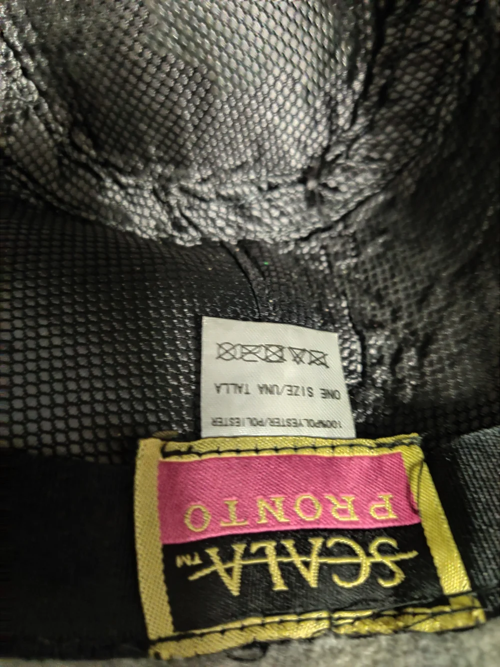 Scala Gray Wool Felt Fedora with Silver Sequin Bow